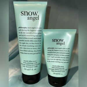 Philosophy SNOW ANGEL body polishing scrub Buy 7oz get 4oz FREE ! 11oz TOTAL